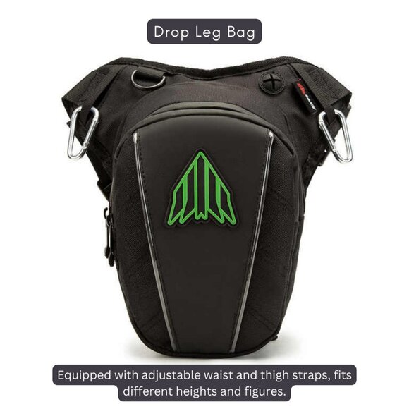 Half Face Neck Warmer Gaiter Mask & Leg Bag Waterproof Thigh Pouch Pack1 Combo - Picture 6 of 11